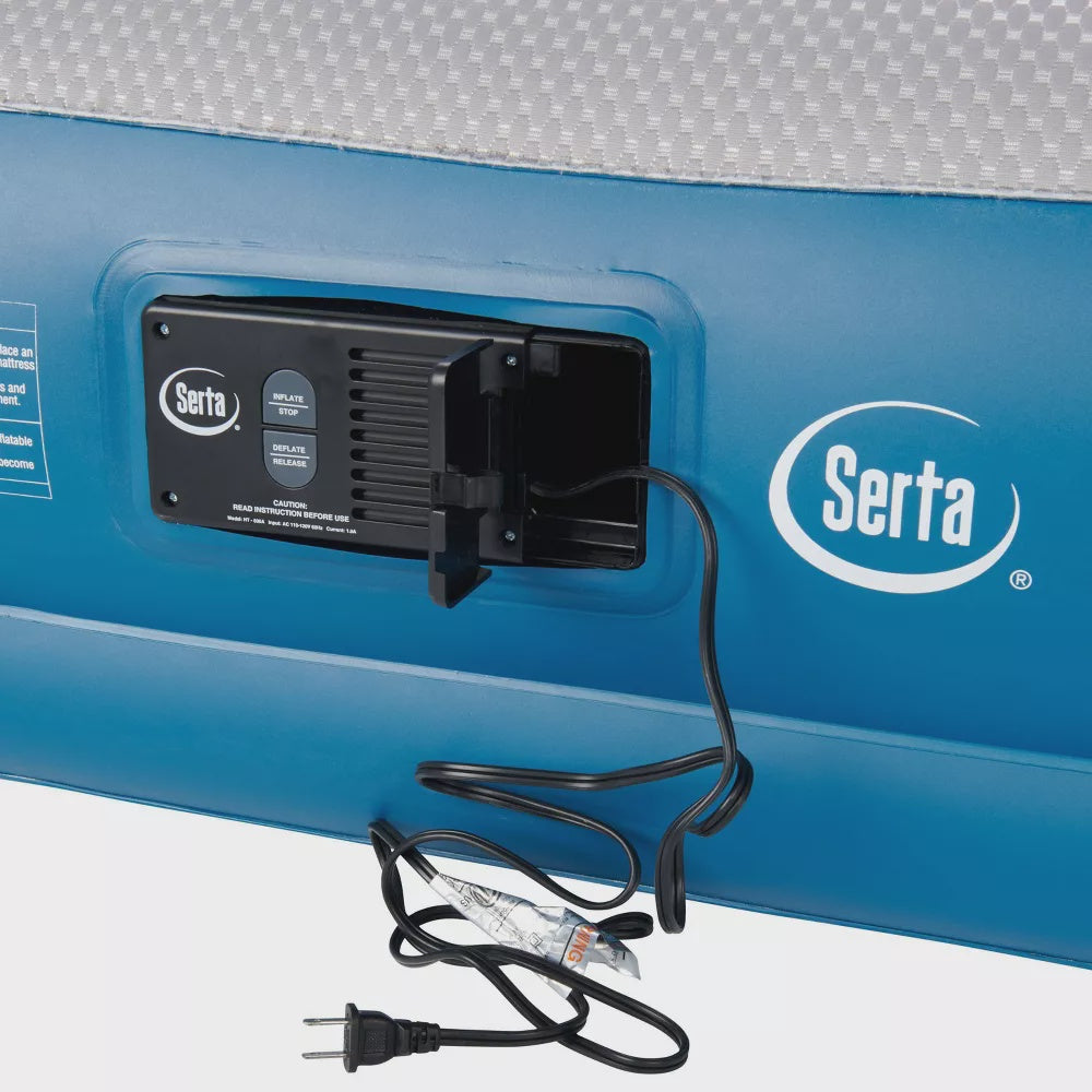 SERTA Mattress Air 985390422Q 16" Queen with Internal 120V Pump 60" X 80" X 16"