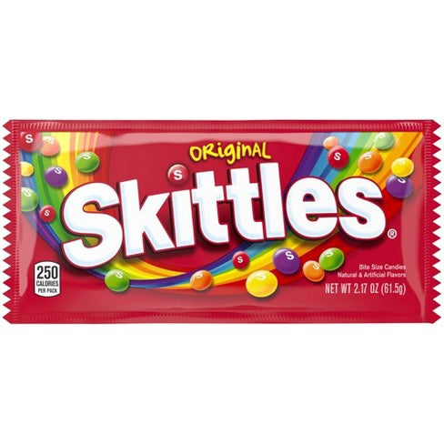 SKITTLES Original Candies 2.17OZ 61.5G