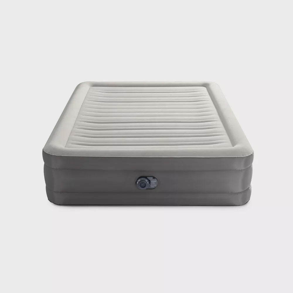 INTEX Mattress Air 64095ED Truaire 18" Queen with Internal 120V Pump 60" X 80" X 18"