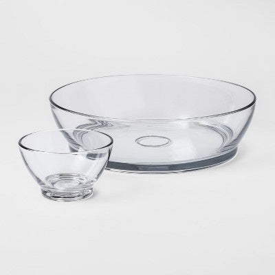 ANCHOR HOCKING Chip & Dip Set Anchor Hockin CI13341L20 Whitman 2PC