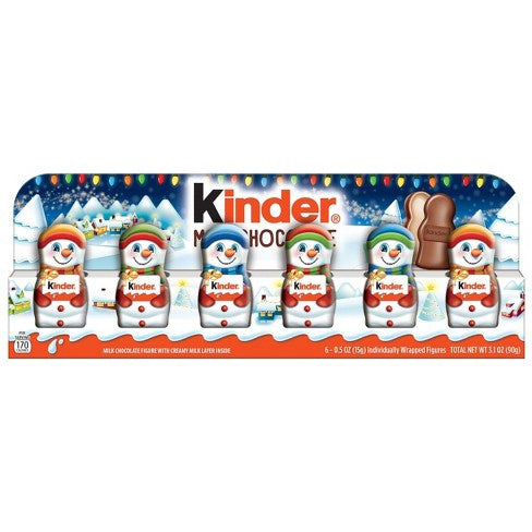 KINDER Happy Holidays Mini Snow Man (6 X 15G) 90G