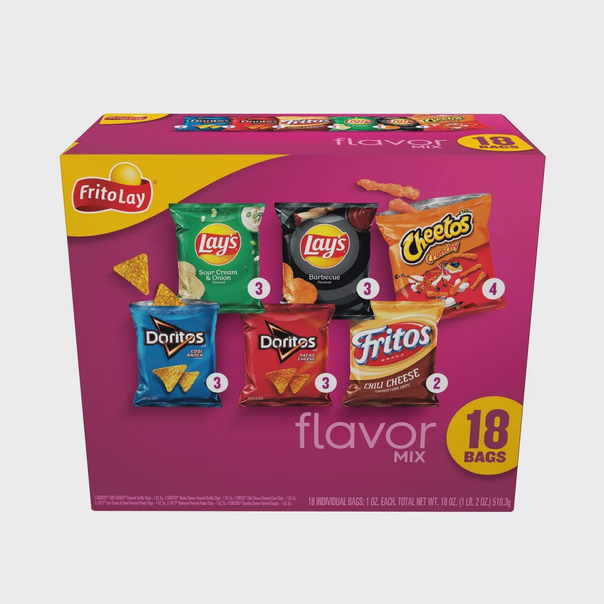 FRITO LAY Flavor Mix 18BAGS 510.3G