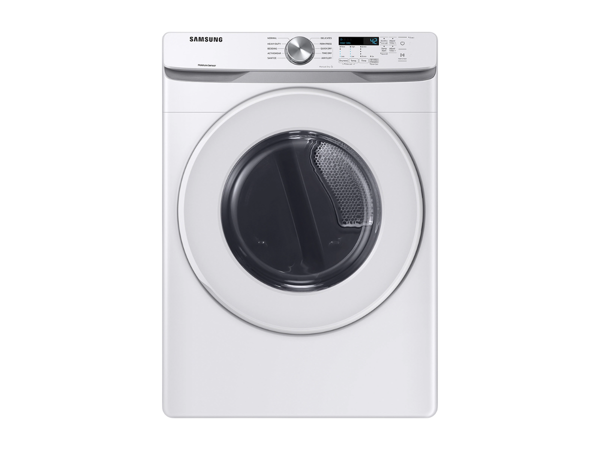 SAMSUNG Dryer DVG45T6000W 7.2CF Gas English Panel 1Y