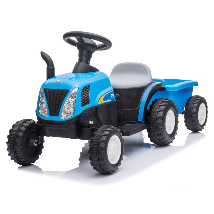 Toy Car Ride on 8220219B New Holland T7 Et 009 Cp Blue