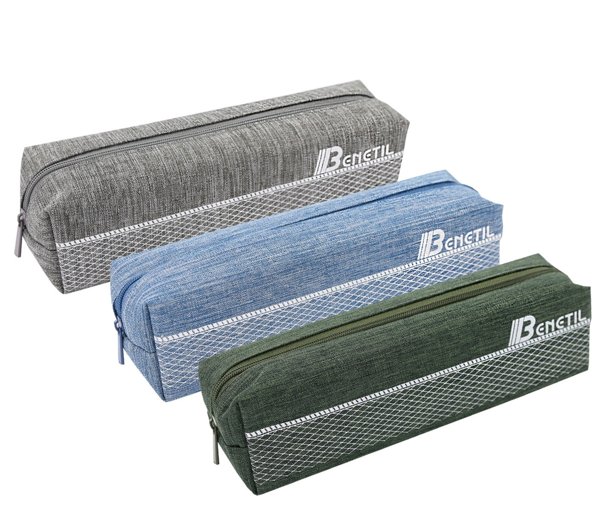 DELI Stationery Pencil Case Pouch H929 Fabric Oxford