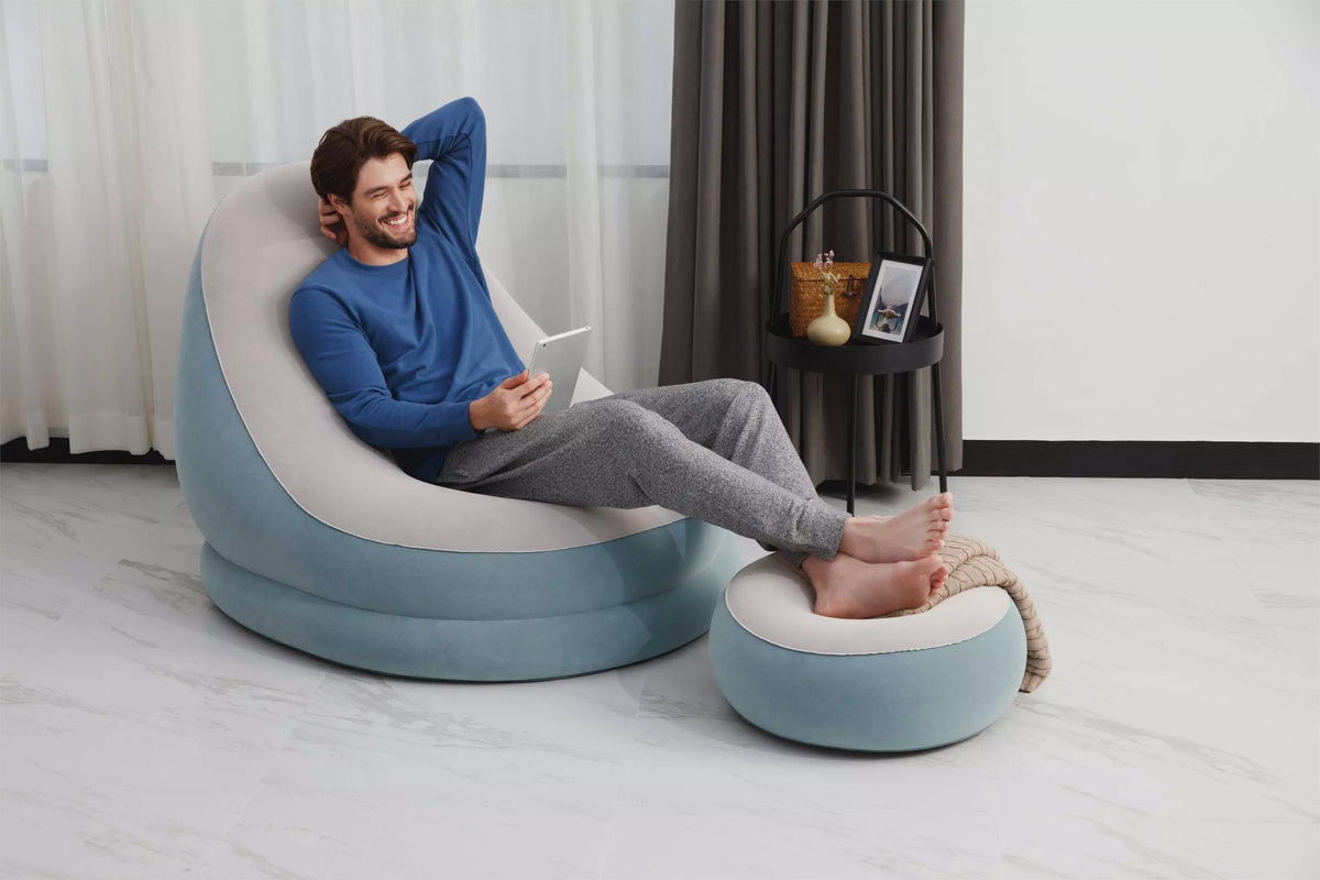 BESTWAY Chair Air 75053 with Ottoman