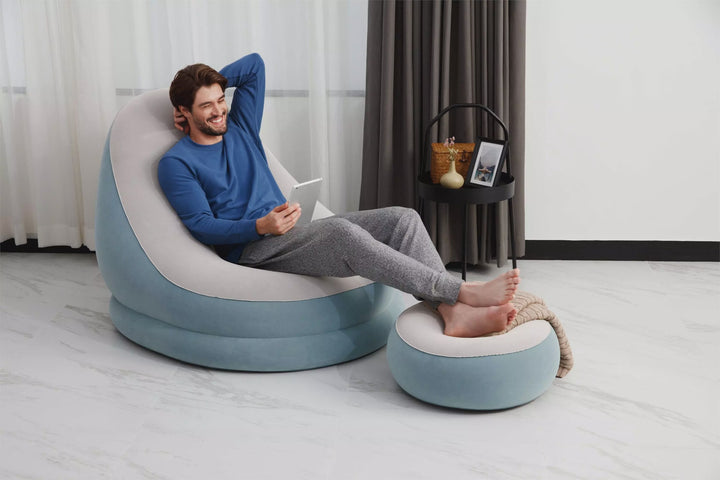BESTWAY Chair Air 75053 with Ottoman
