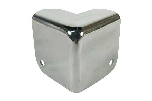 NIPPON AMERICA Speaker Box Corner Metal HA-48 Nickel 1.5" X 1.5"