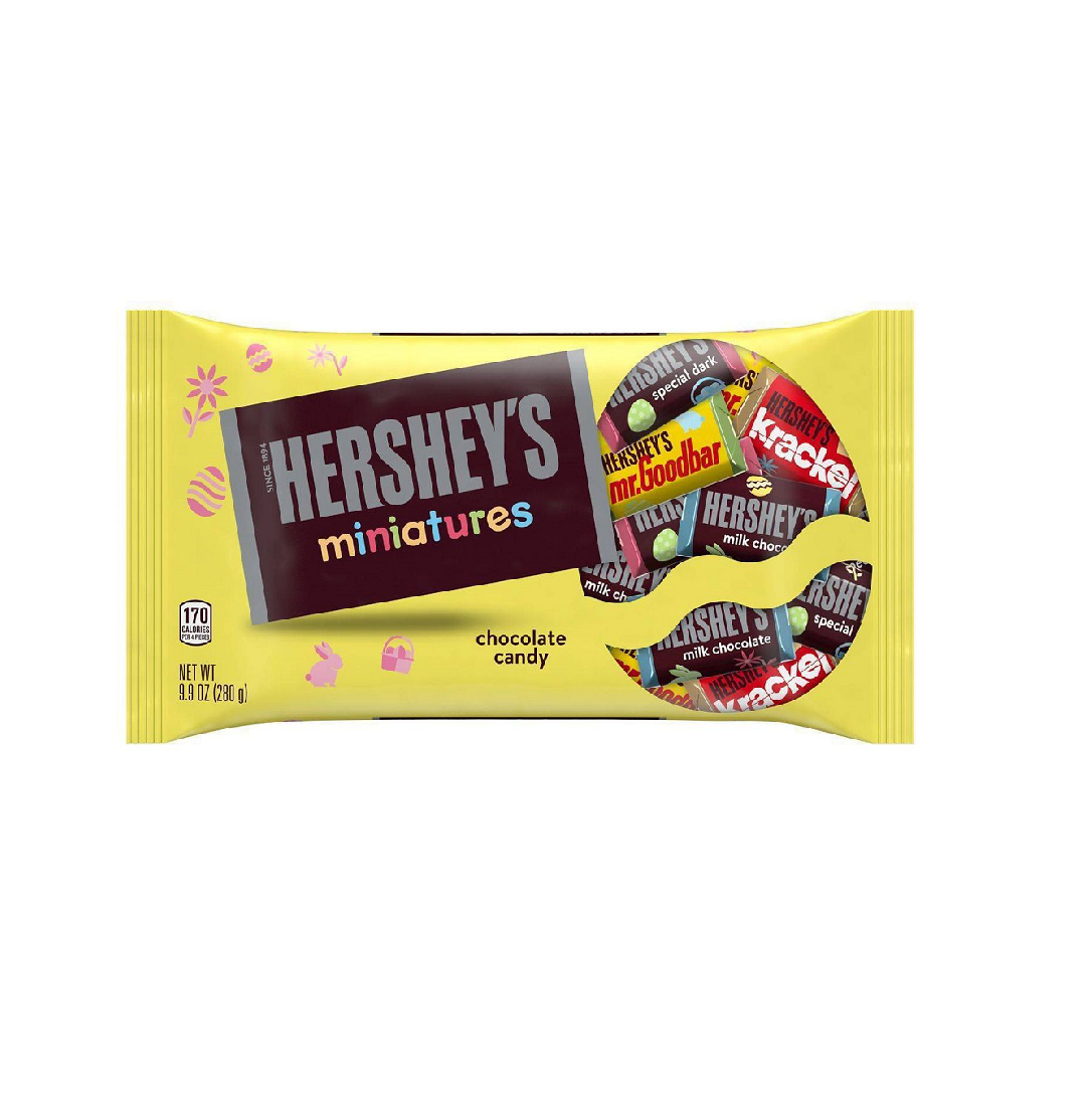 HERSHEY'S Miniatures Chocolate Candy 9.9OZ 280G