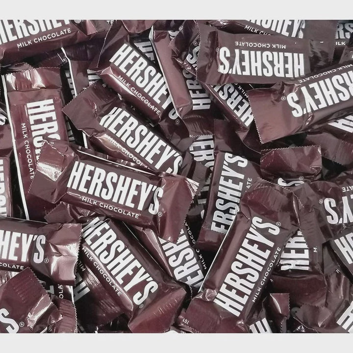 HERSHEY'S Mini Milk Chocolate Bars 200PCS Bucket
