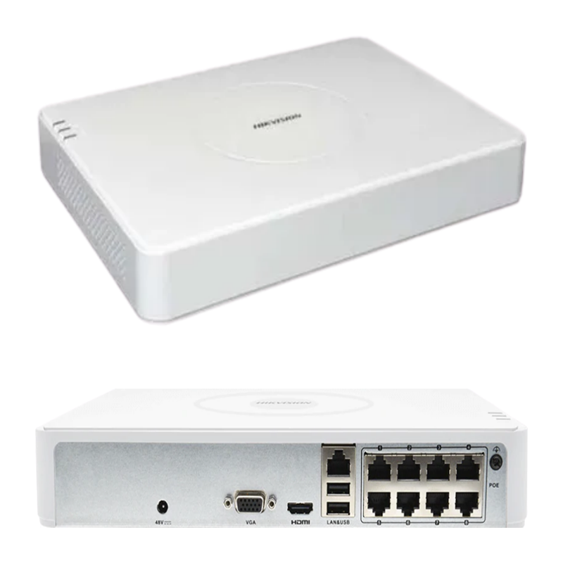 HIKVISION Security Nvr DS-7100 Series DS-7108NI-Q1/8P 8-CHANNEL Ip with Poe Switch