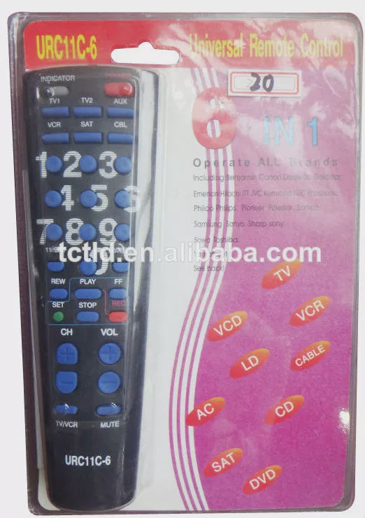 NSE Remote URC11C -6 IN 1