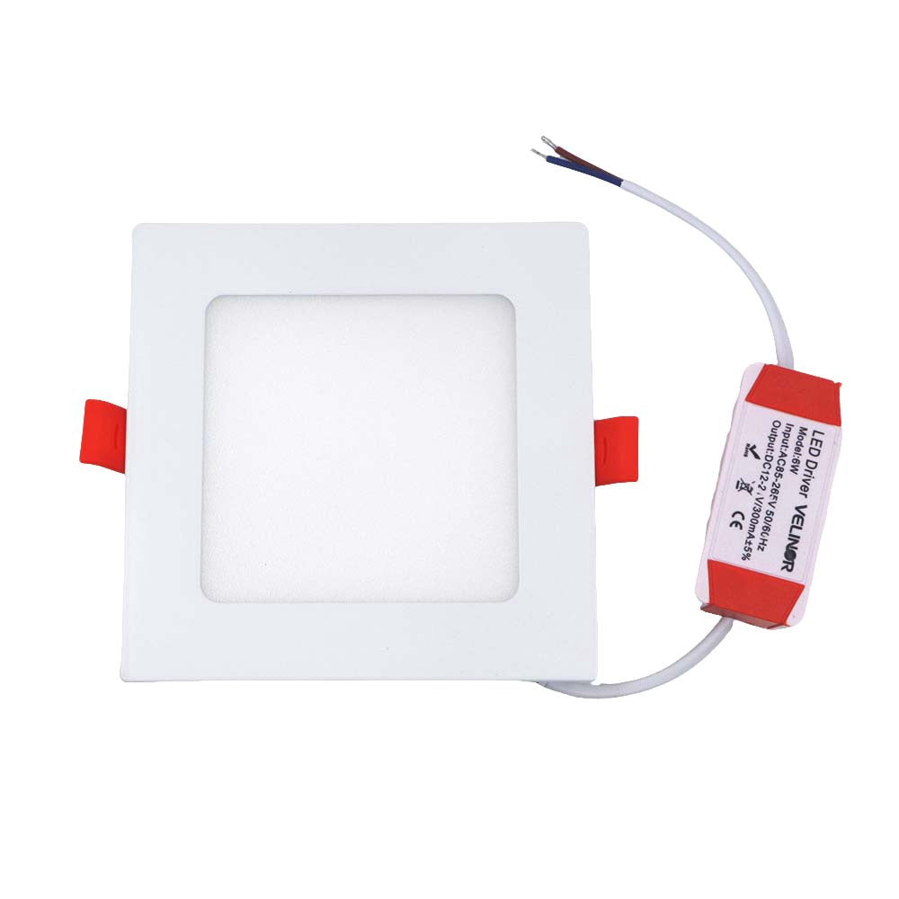 VELINOR Light LED Panel 6W 5" Square VNPR6K-6S 6500K