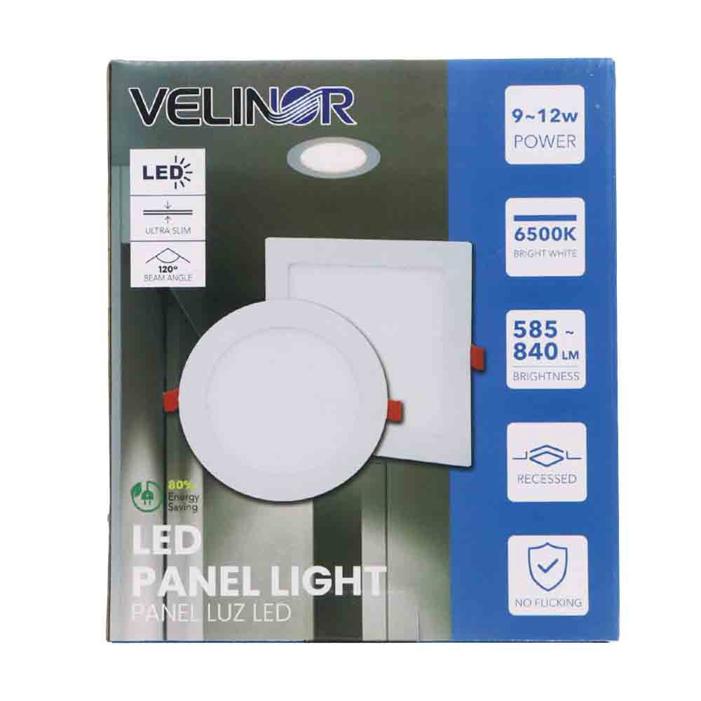 VELINOR Light LED Panel 9W 6" Round VNPR6K-9R 6500K