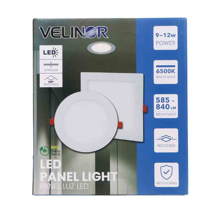 VELINOR Light LED Panel 9W 6" Round VNPR6K-9R 6500K