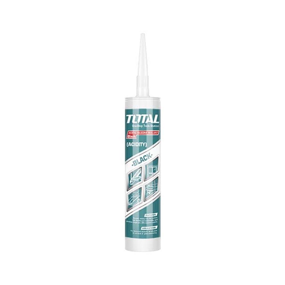 TOTAL Silicone Sealant Black 300ML THT3513