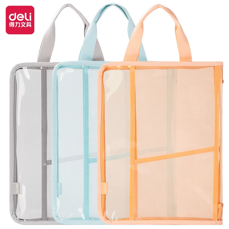 DELI Stationery File Bag PP107 Sold Each