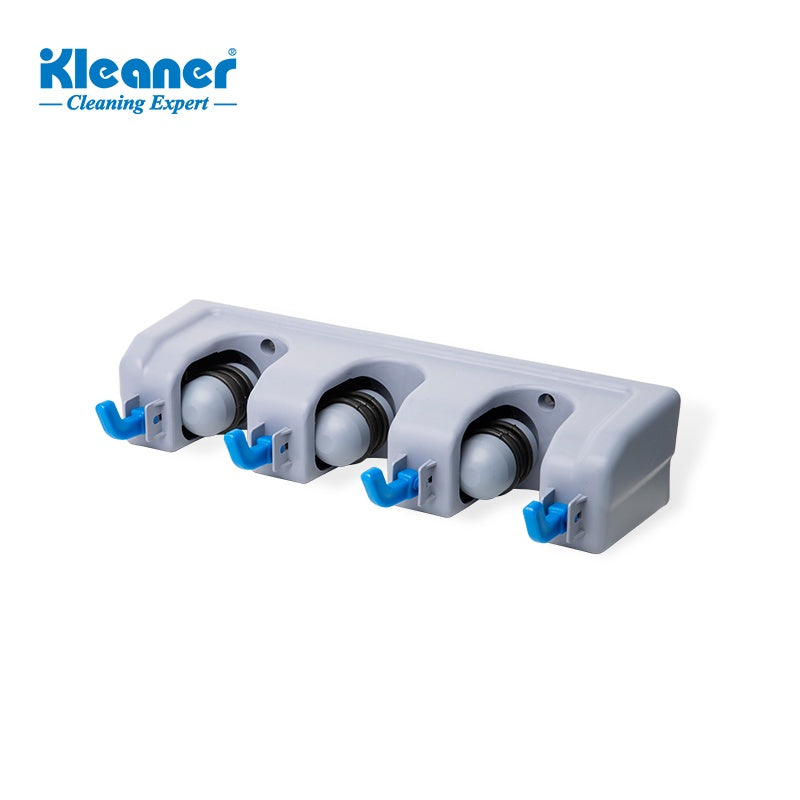 KLEANER Mop and Broom Holder GSZ003 3 Holders and 4 Hooks
