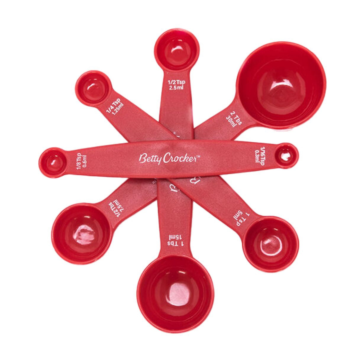 BETTY CROCKER Measuring Spoons 4PCS Set BC4034