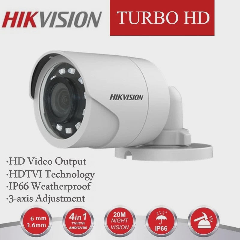 HIKVISION Security Camera Dvr DS-2CE16D0T-IRF Turbo HD Bullet