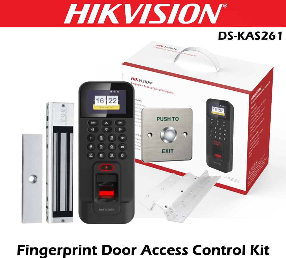 HIKVISION Security Access Control Fingerprint Terminal Kit DS-KAS261