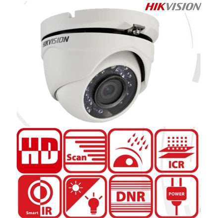 HIKVISION Security Camera Dvr DS-2CE56D0T-IRMF Turbo HD Dome