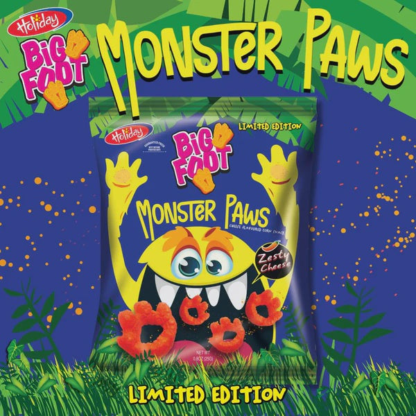 HOLIDAY Snacks Big Foot Monster Paws 25G 0.8OZ