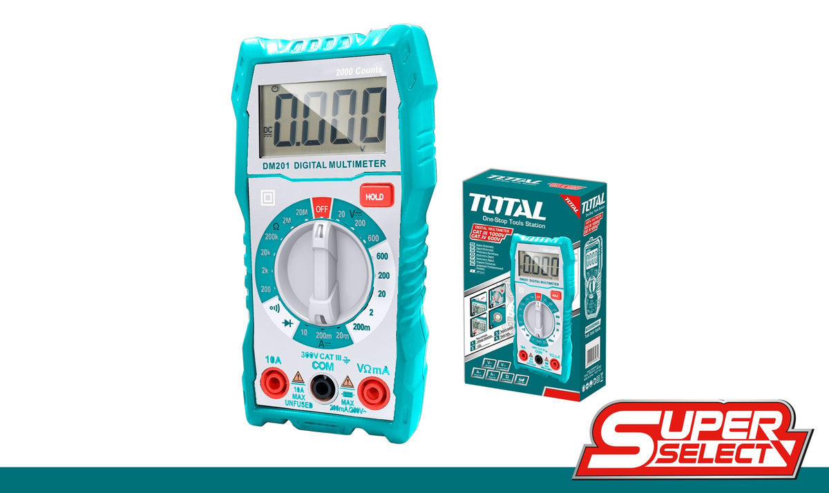 TOTAL Multimeter TMT460012 Digital Catiii 600V