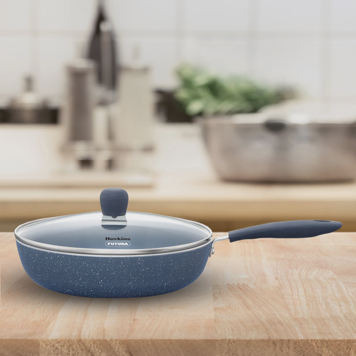 HAWKINS Frying Pan ICF23G Ceramic Nonstick with Glass Lid 23 CM