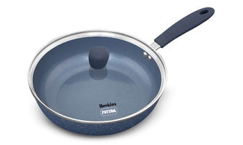 HAWKINS Frying Pan ICF23G Ceramic Nonstick with Glass Lid 23 CM