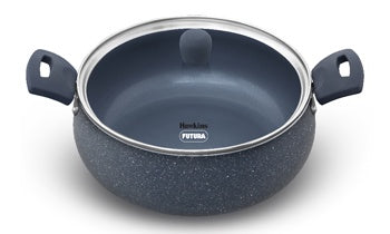 HAWKINS Pot ICH50G Ceramic Nonstick Handi with Glass Lid 5L