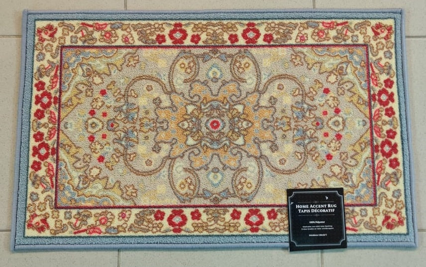 HOME ACCENT RUG Floor Mat 20 X 32" 50X80CM