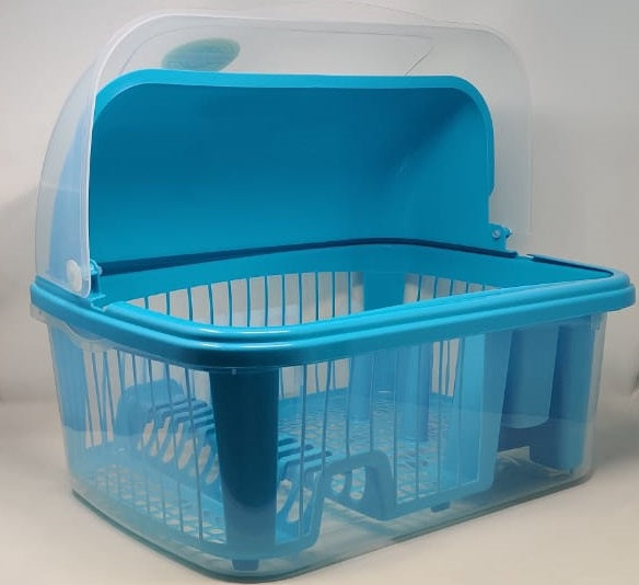 Dish Rack 1 Layer Polinplast T0037300T with Roll Cover Plastic