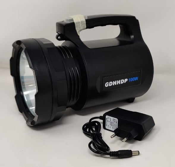 Torch Light LED Gdhhdp HH-9000 100W Rechargeable