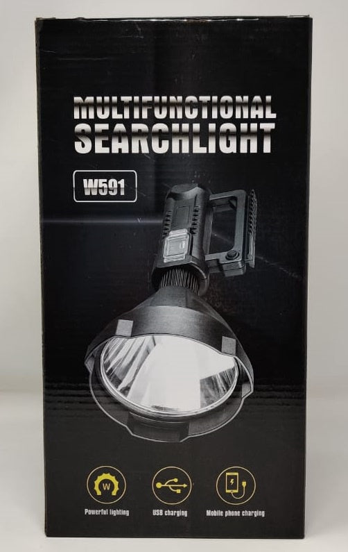 Torch Light LED W591 Rechargeable Multifunctional Searchlight