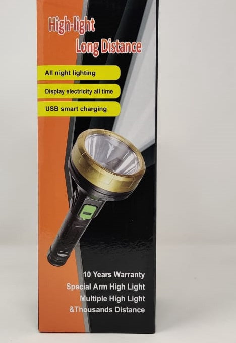 Torch Light LED YT-81019 Rechargeable HIGH-LIGHT Long Distance