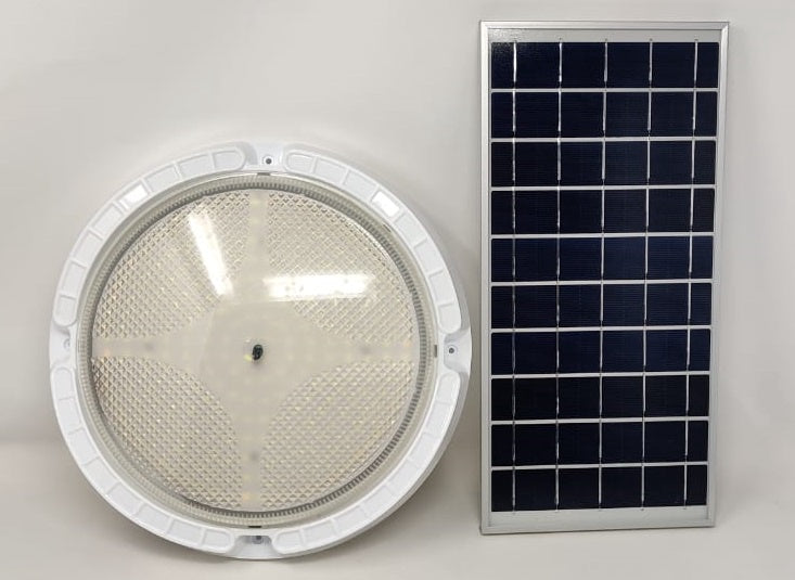 JFNV Solar Lamp LED Ceiling 18W with 1-PANEL and 1-CEILING Fixture