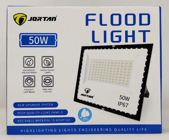 JORTAN Lamp LED Flood 50W MNTGD-TP50W IP67 85-265V 50/60HZ 6500K