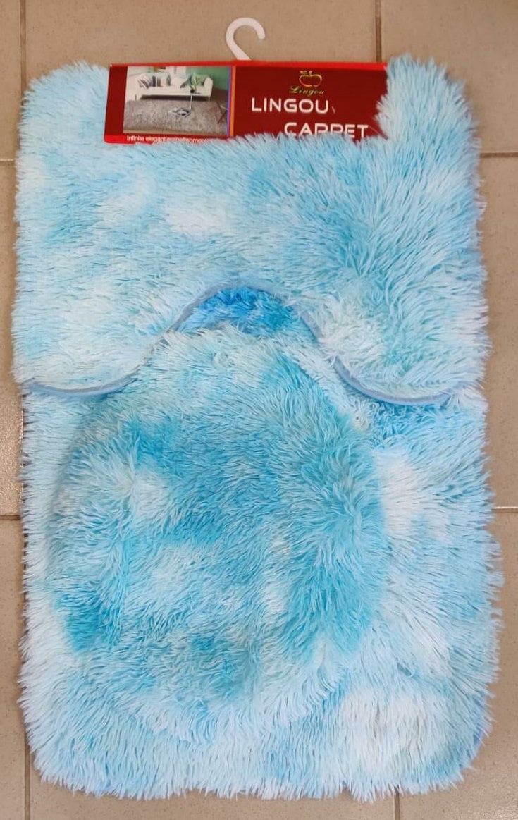 Toilet Mat 3PCS Lingou Carpet 2007YY321-10 Shaggy