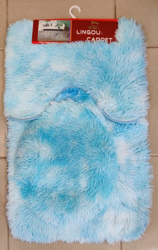 Toilet Mat 3PCS Lingou Carpet 2007YY321-10 Shaggy
