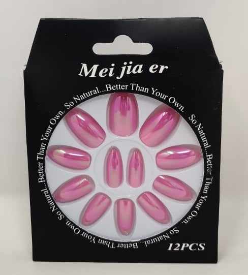 Nails Extensions Mei Jia Er 929-10 12PCS Designer Set