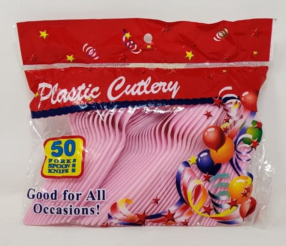 Party Plastic Cutlery Spoon 50PCS Pack 31097
