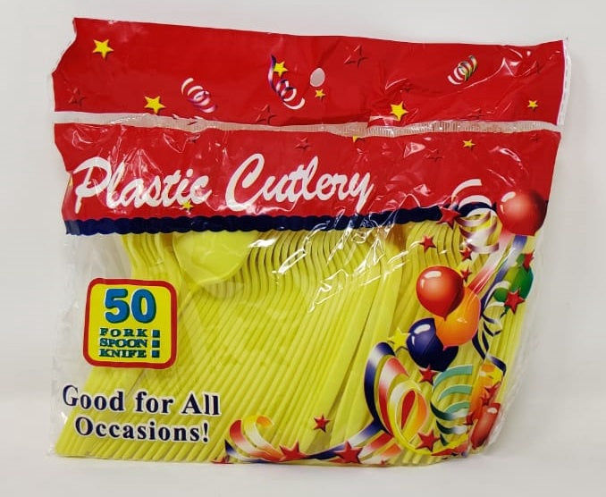 Party Plastic Cutlery Spoon 50PCS Pack 31097