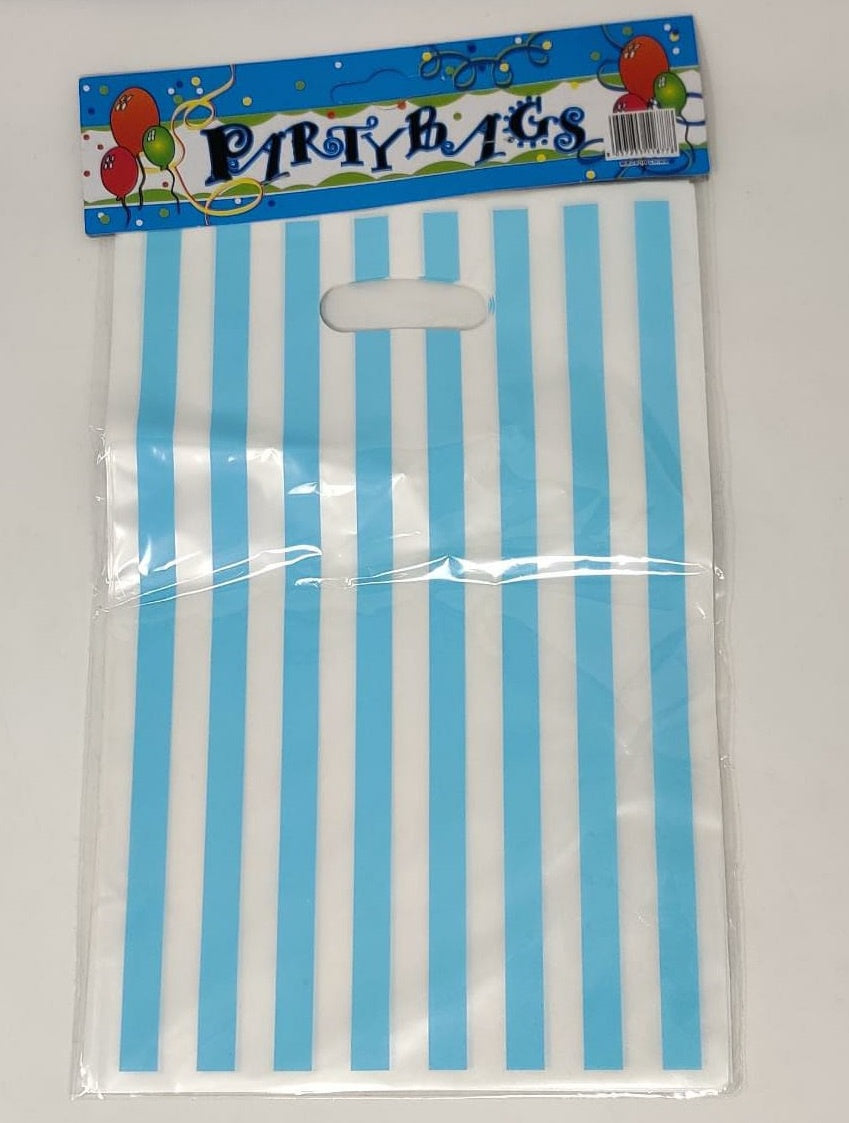 Party Bags Loot 10PCS Pack Stripe Plastic