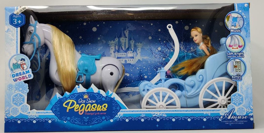 GENERIC Toy Ice Snow Pegasus Beautiful Girsl Series Doll F-205 686-800