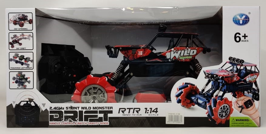GENERIC Toy Stunt Wild Monster Drift Car Remote Control F-68