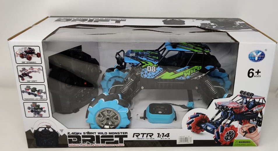 GENERIC Toy Stunt Wild Monster Drift Car Remote Control F-68