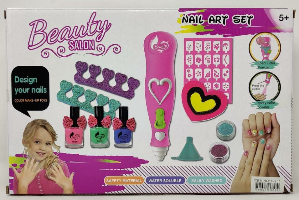 GENERIC Toy Nail Art Set Beauty Salon F-201