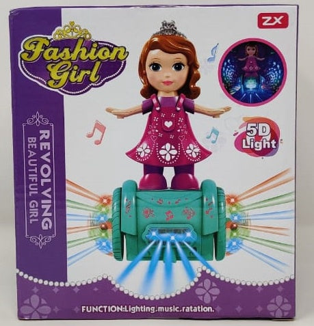 GENERIC Toy Fashion Girl 5D Lights Revolving F-28