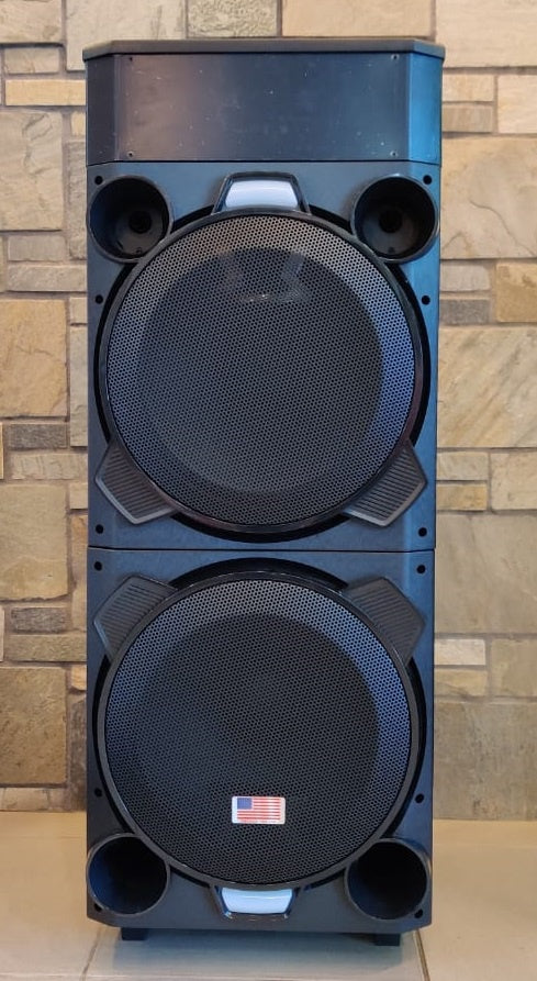 EMERALD Speaker Box 15" Dual WP1501 Powered Each